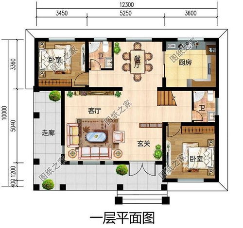 房屋设计图2层,2间2层楼房农村设计图