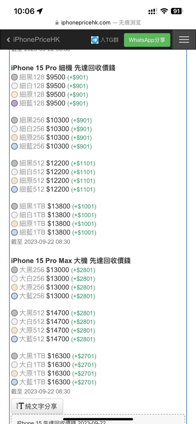 香港苹果手机官网报价(iphone香港官网价格表)