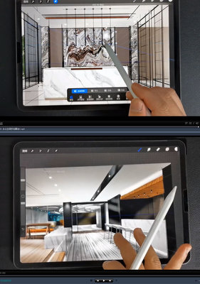 ipad+procreate室内设计手绘表现技法pdf(ipad手绘软件室内设计)